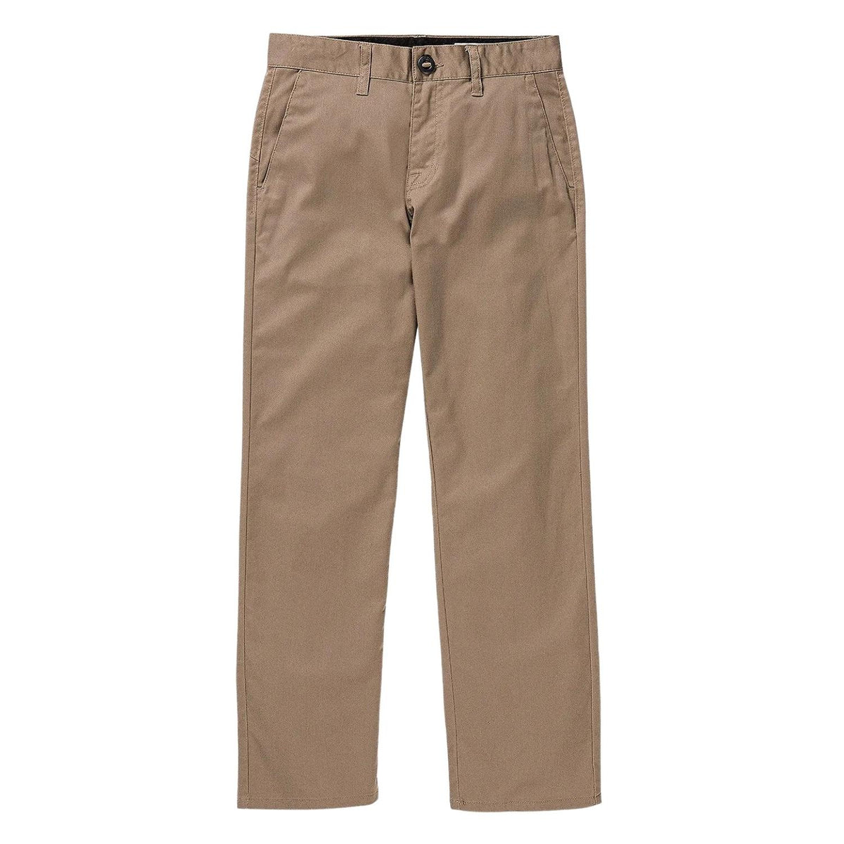 Volcom Youth Boys Frickin Regular Stretch Chino Trousers - Khaki - Boys Chino Pants/Trousers by Volcom