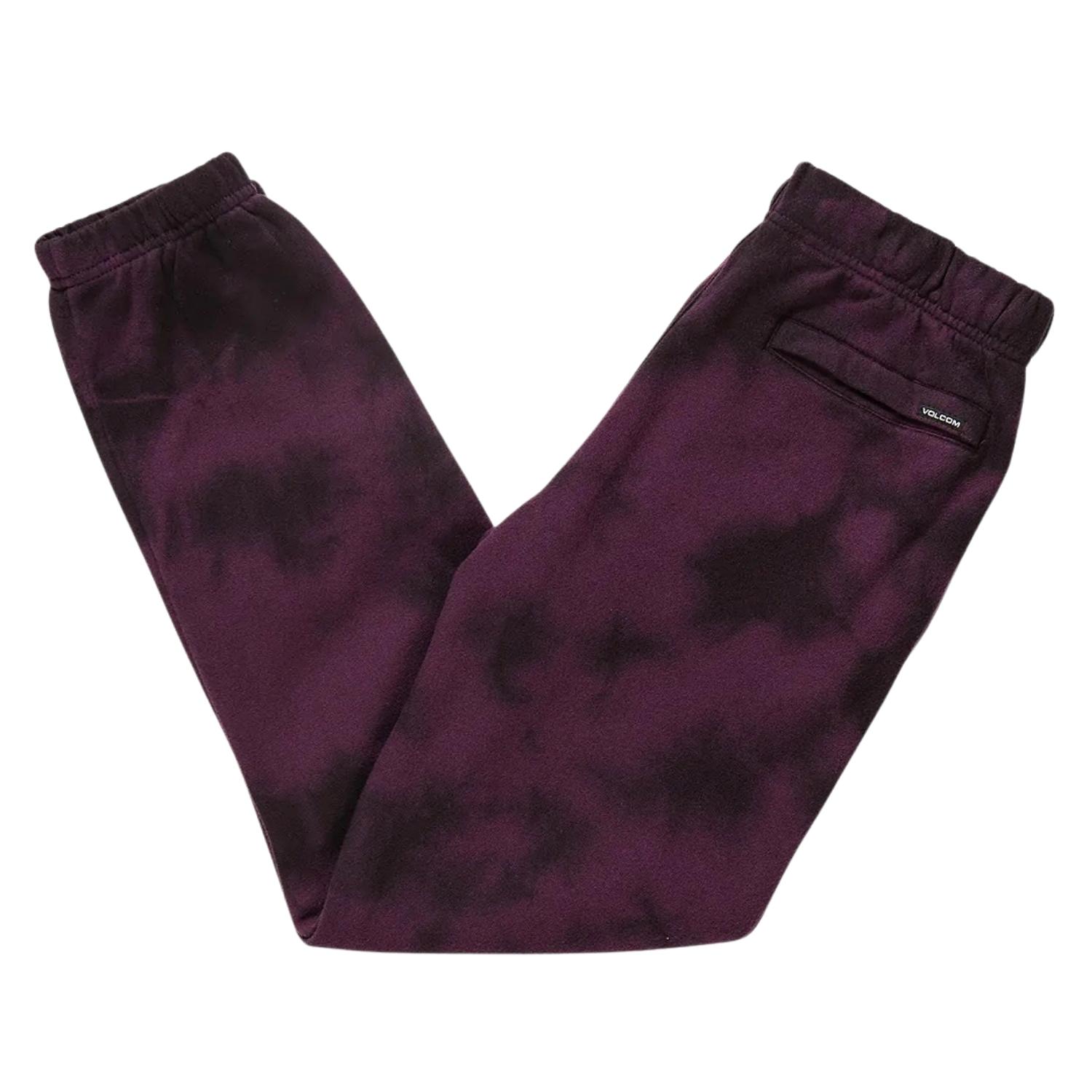 Volcom Youth Boys Iconic Stone Plus Fleece Joggers - Mulberry - Boys Joggers by Volcom