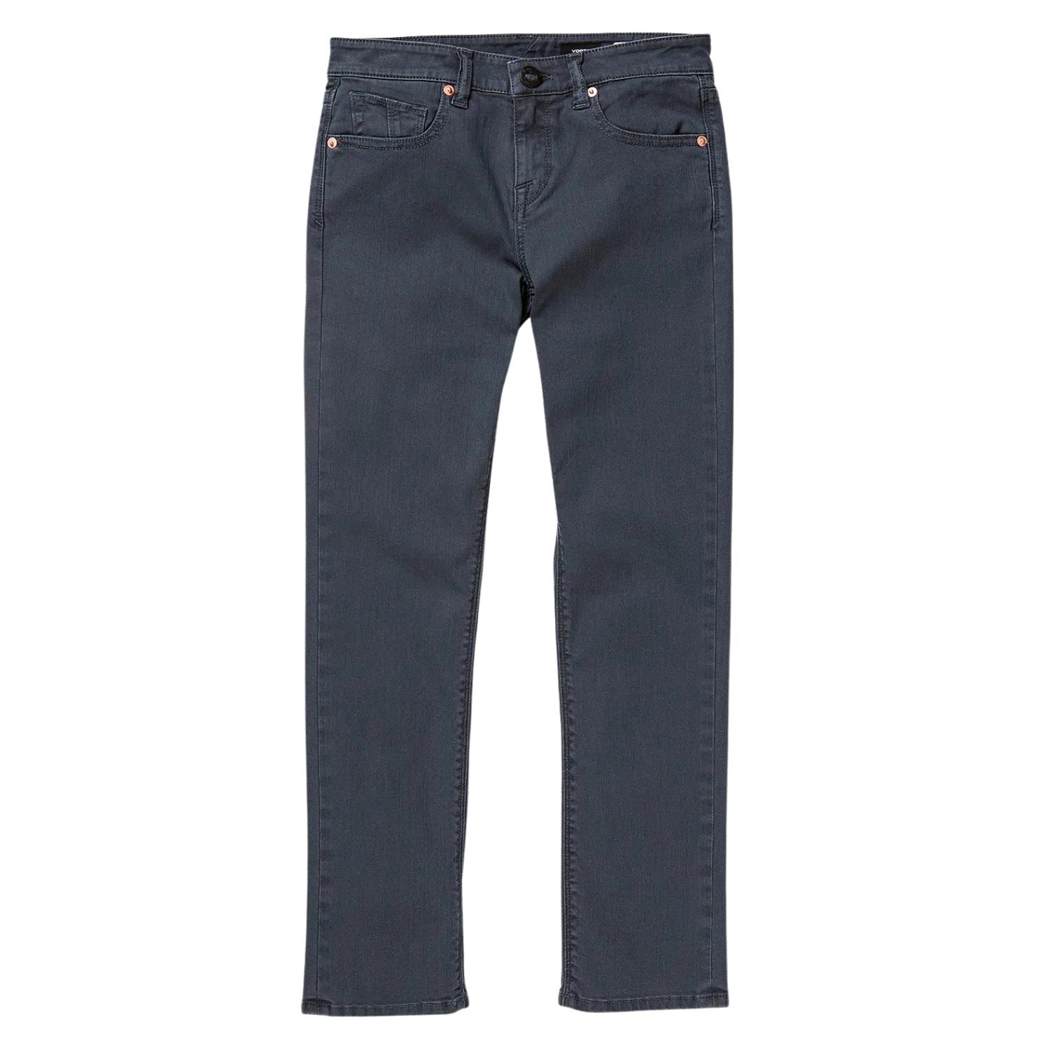 Volcom Youth Boys Vorta By Denim Jeans - Marina Blue - Boys Slim/Skinny Denim Jeans by Volcom