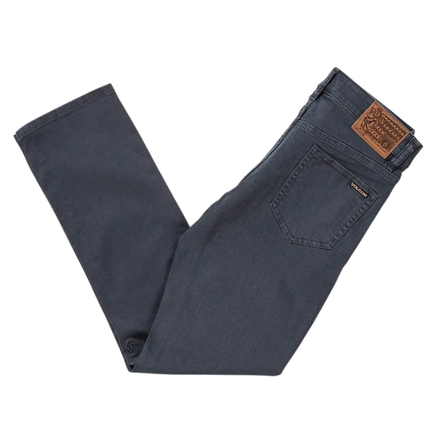 Volcom Youth Boys Vorta By Denim Jeans - Marina Blue - Boys Slim/Skinny Denim Jeans by Volcom