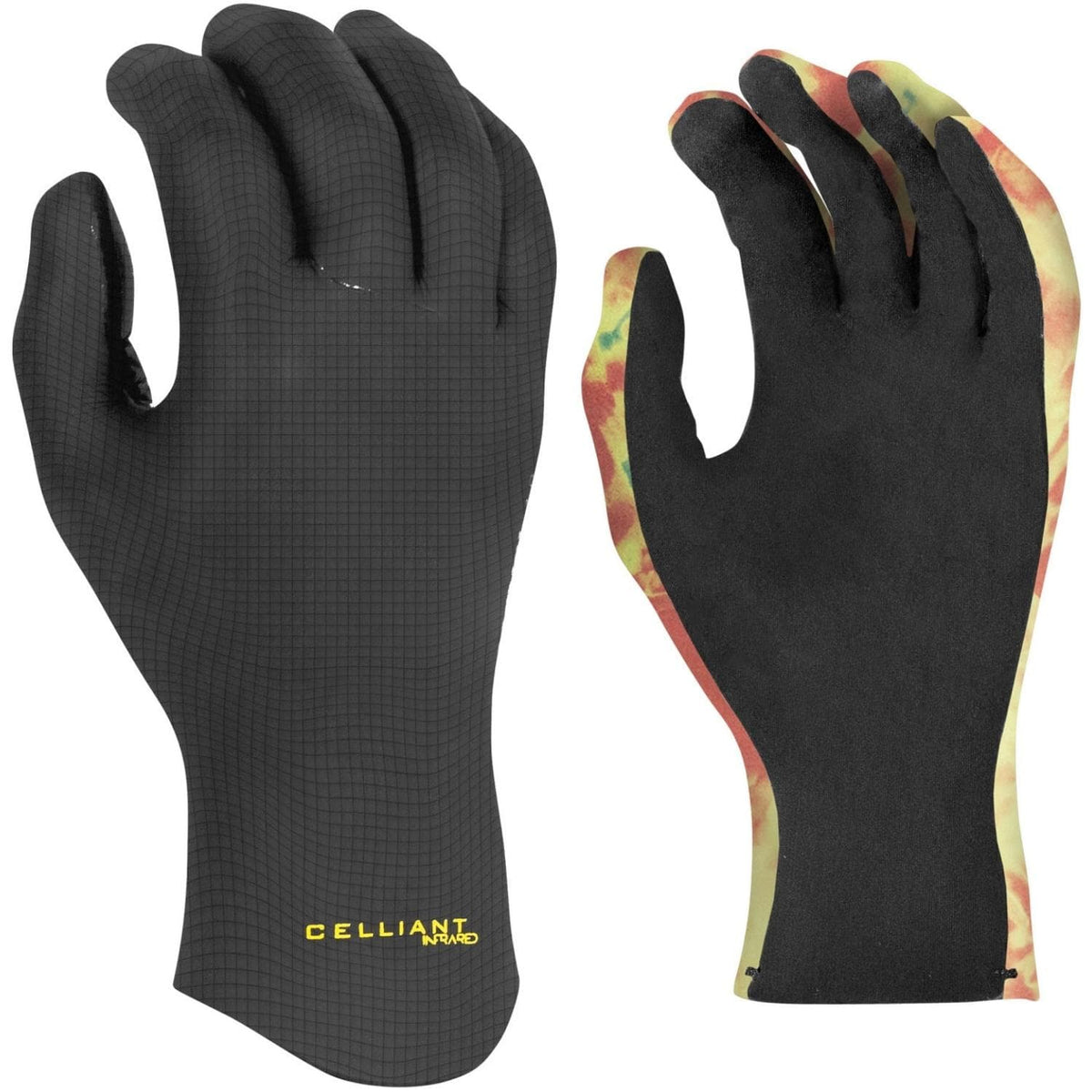 Xcel 2mm Comp-X 5 Finger Wetsuit Gloves - Black - 5 Finger Wetsuit Gloves by Xcel