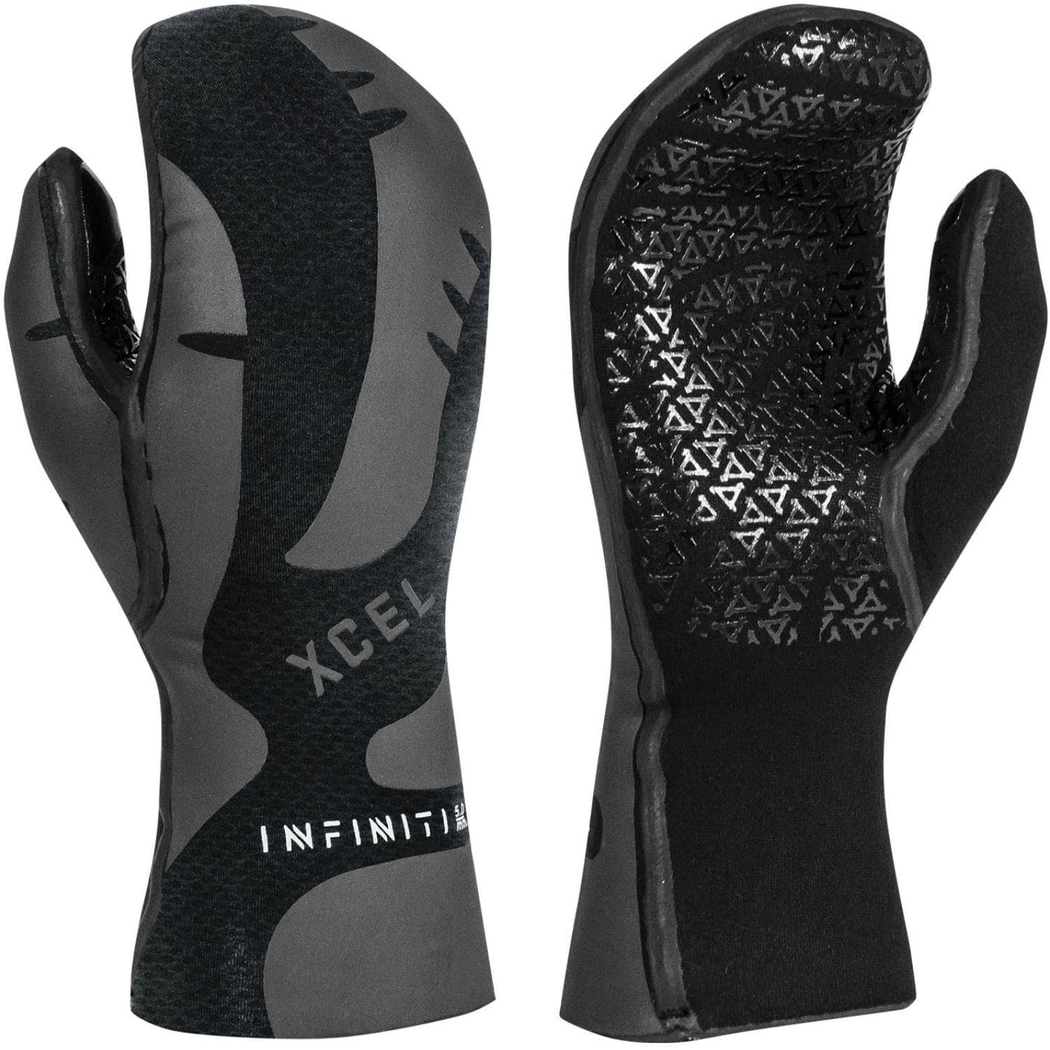 Xcel 5mm Infiniti Mitten Wetsuit Gloves 2021/22 - Black - Mitten Wetsuit Gloves by Xcel
