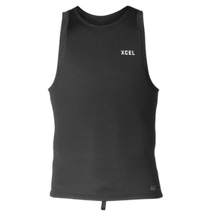 Xcel Mens Axis Pullover Vest 2/1mm Black - Mens Wetsuit Top/Jacket by Xcel