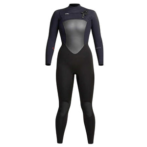 Xcel Womens 5/4mm Infiniti Chest Zip Wetsuit - Black - Womens Full Length Wetsuit by Xcel