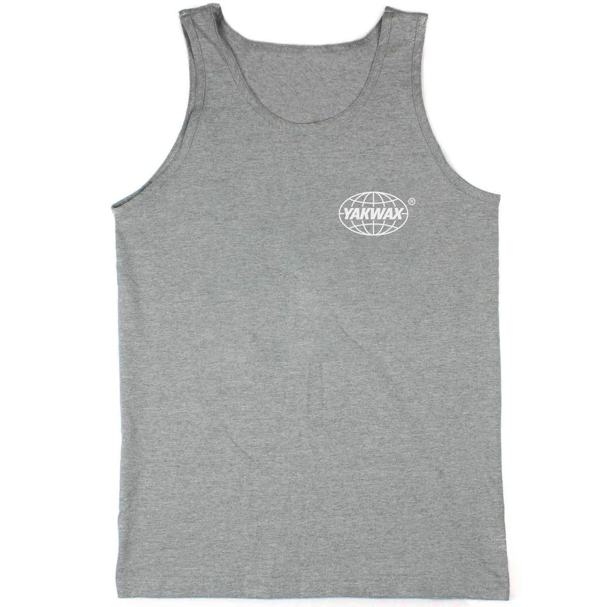 Yakwax Global Tank Top Vest - Heather Grey - Mens Surf Brand Vest/Tank Top by Yakwax