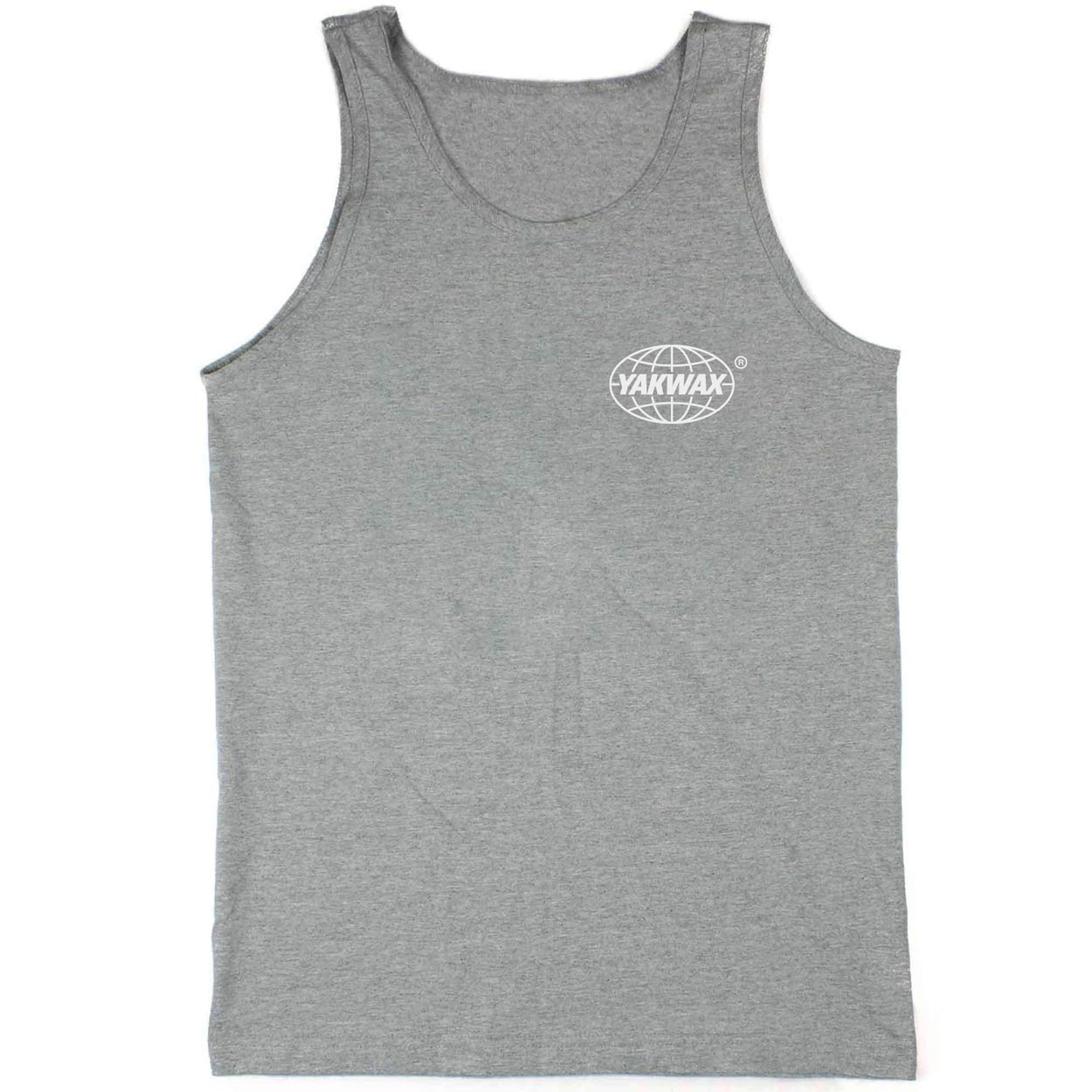Yakwax Global Tank Top Vest - Heather Grey - Mens Surf Brand Vest/Tank Top by Yakwax
