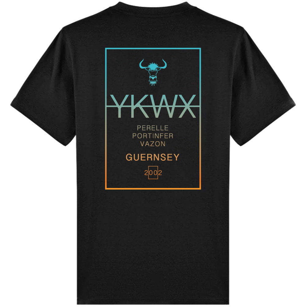Yakwax Line Up T-Shirt - Black/Last Light - Mens Graphic T-Shirt by Yakwax