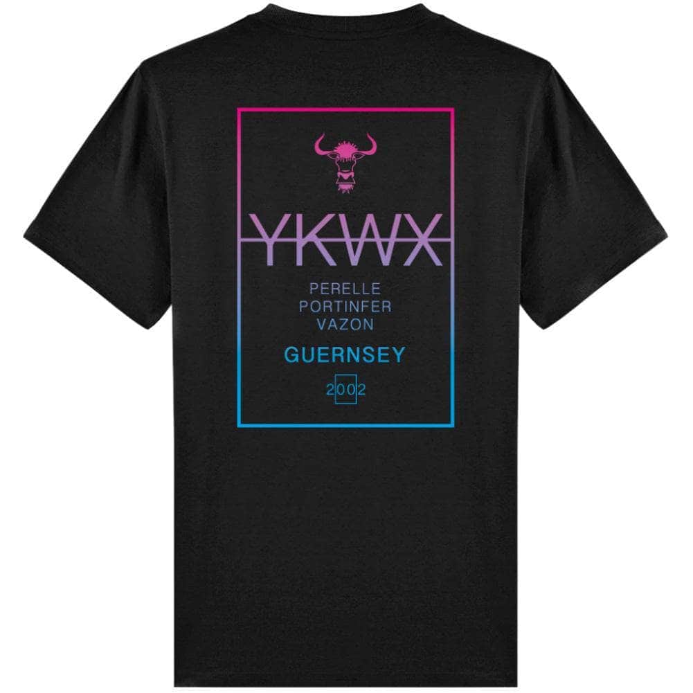 Yakwax Line Up T-Shirt Black/Neptune - Mens Graphic T-Shirt by Yakwax