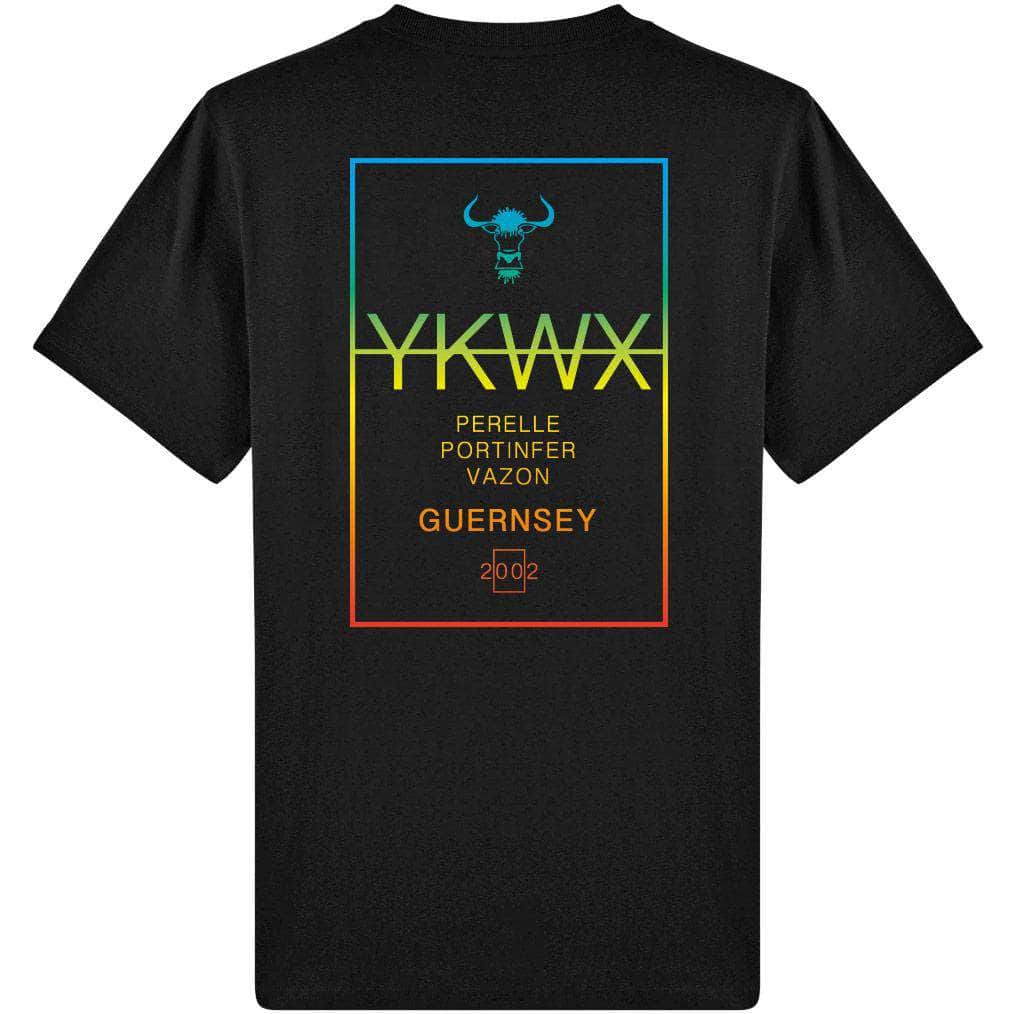 Yakwax Line Up T-Shirt Black/Spectrum - Mens Graphic T-Shirt by Yakwax