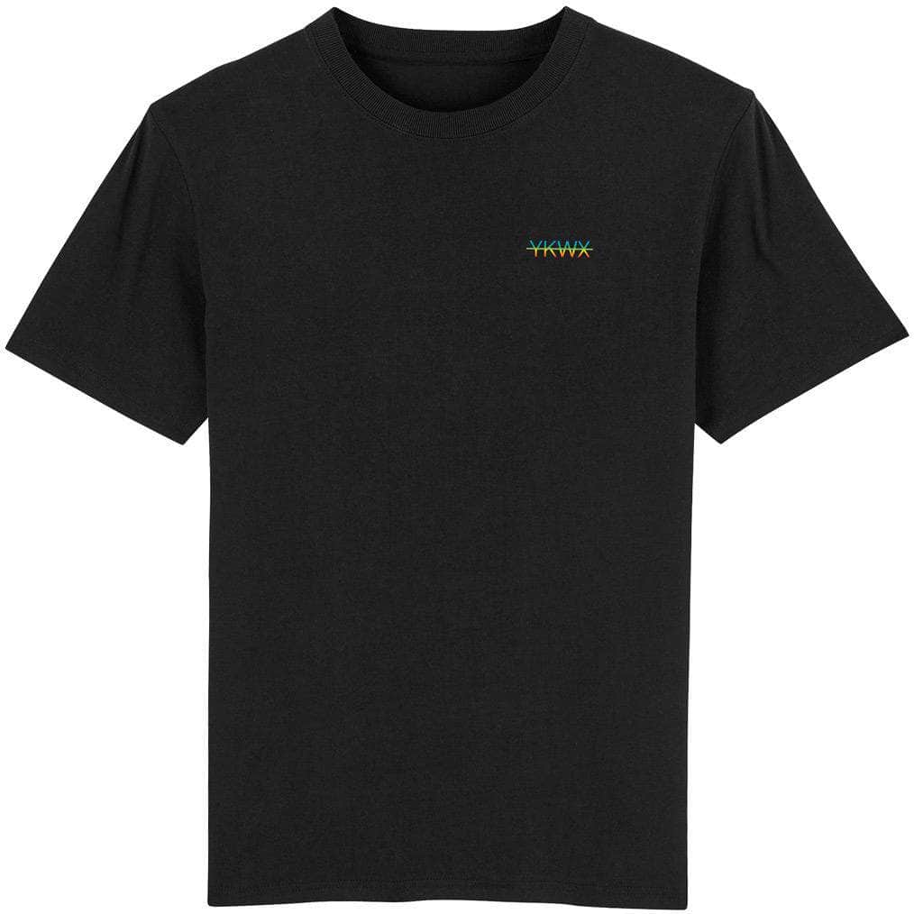 Yakwax Line Up T-Shirt Black/Spectrum - Mens Graphic T-Shirt by Yakwax