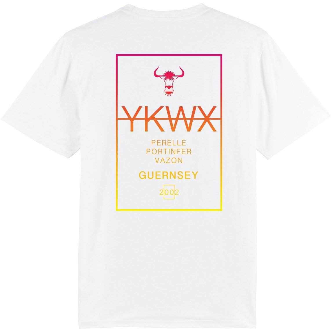 Yakwax Line Up T-Shirt White Fire - Mens Graphic T-Shirt by Yakwax