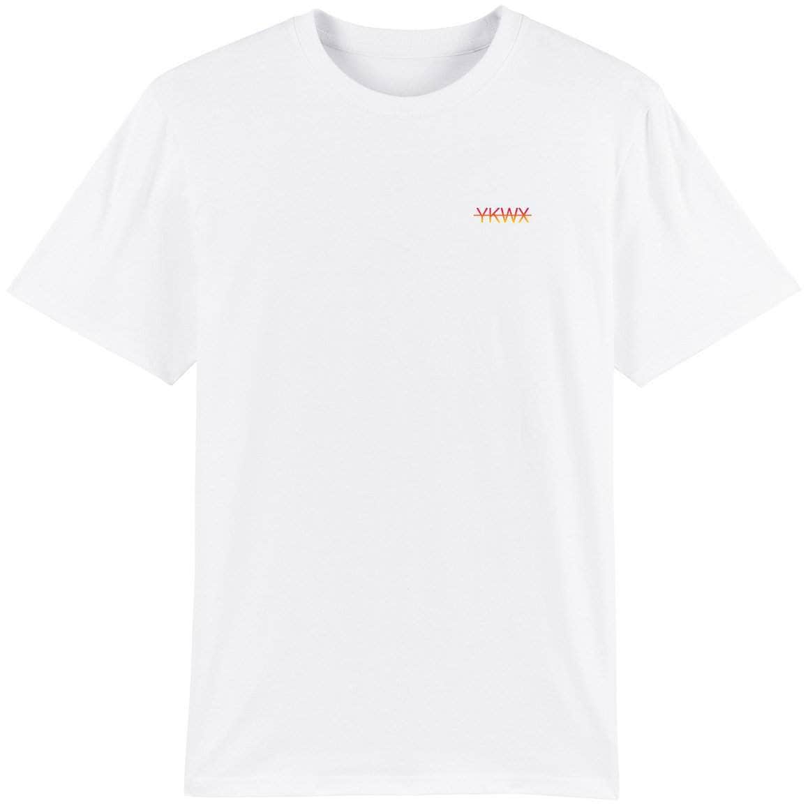 Yakwax Line Up T-Shirt White Fire - Mens Graphic T-Shirt by Yakwax