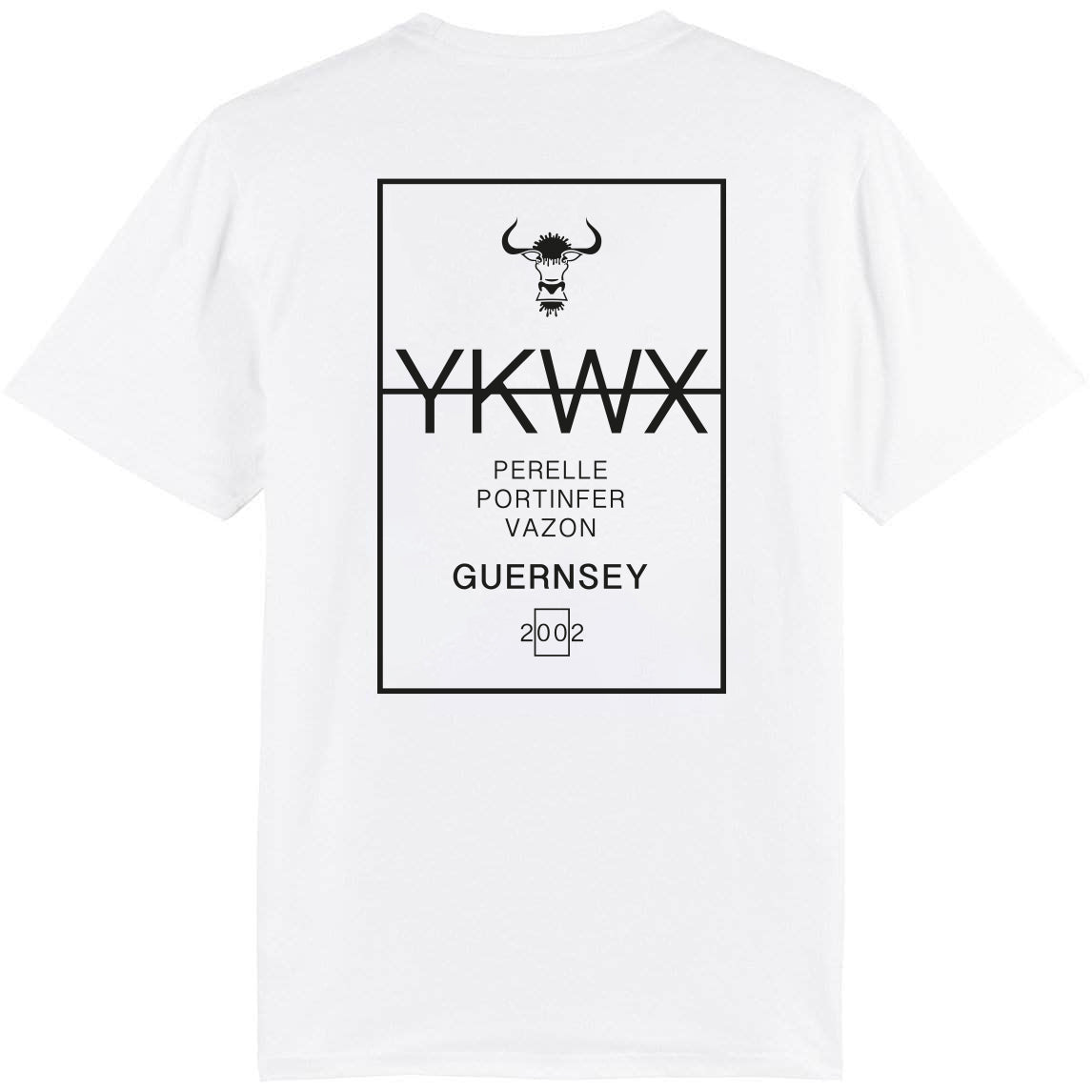 Yakwax Line Up T-Shirt - White/Black - Mens Graphic T-Shirt by Yakwax