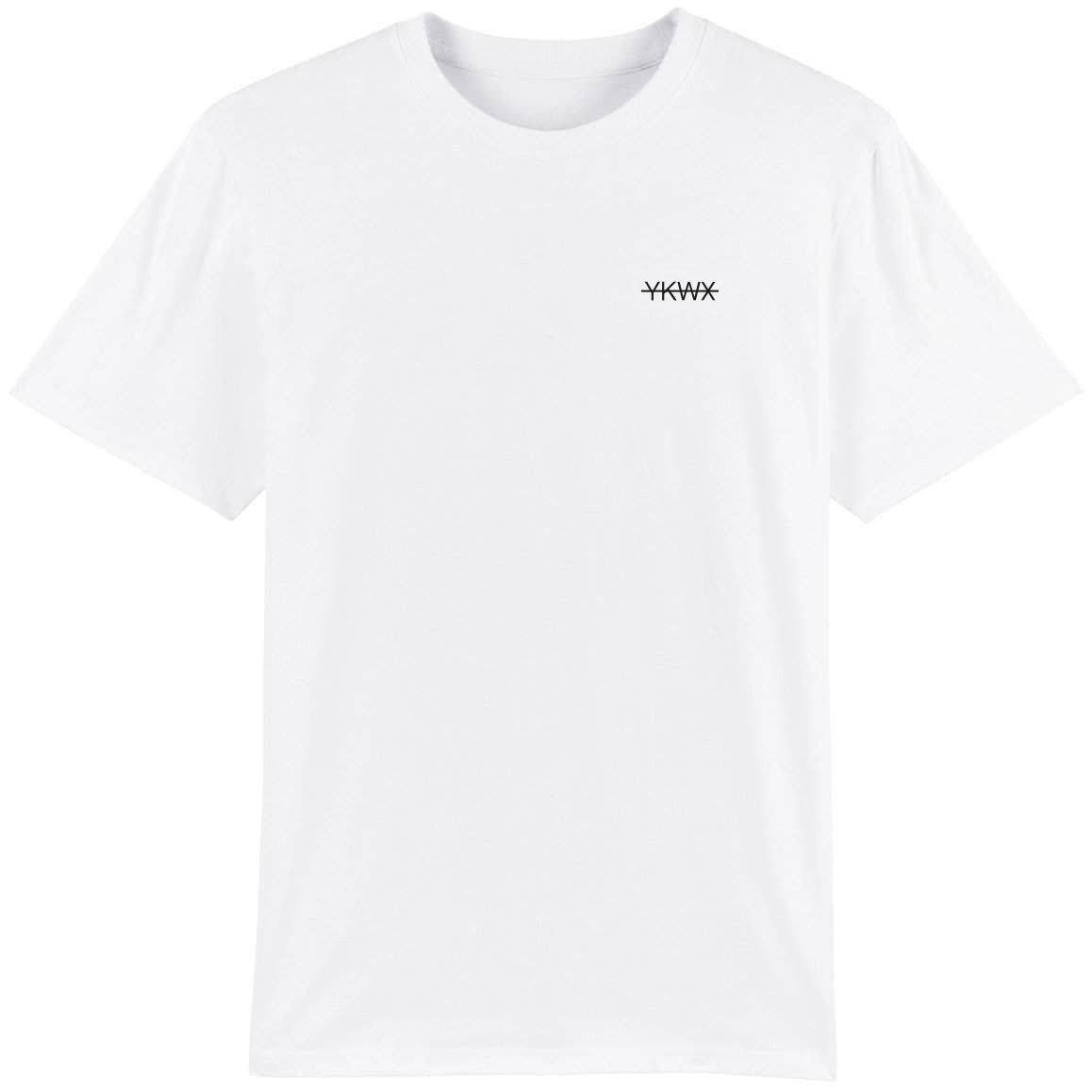 Yakwax Line Up T-Shirt - White/Black - Mens Graphic T-Shirt by Yakwax