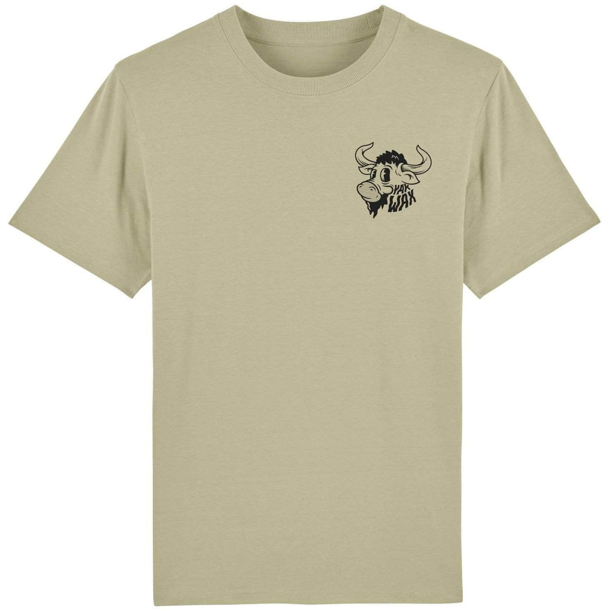 Yakwax Wavy Head T-Shirt Sage - Mens Graphic T-Shirt by Yakwax
