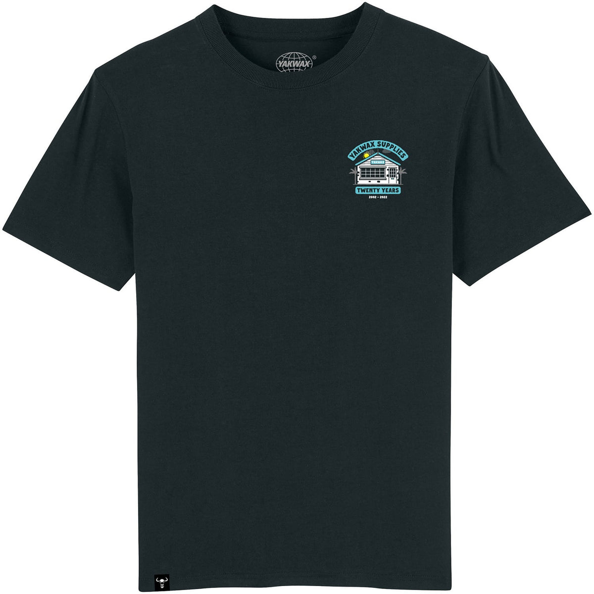 Yakwax 20 Year Anniversary T-Shirt - Black - Mens Graphic T-Shirt by Yakwax