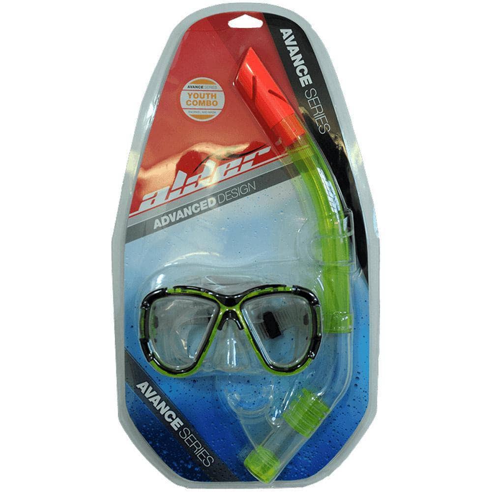 Ocean Advance Combo Snorkel Mask Green O S