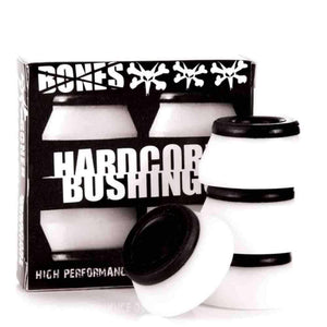 Bones Hardcore Bushings in Black/White Skateboard Bushings by Bones