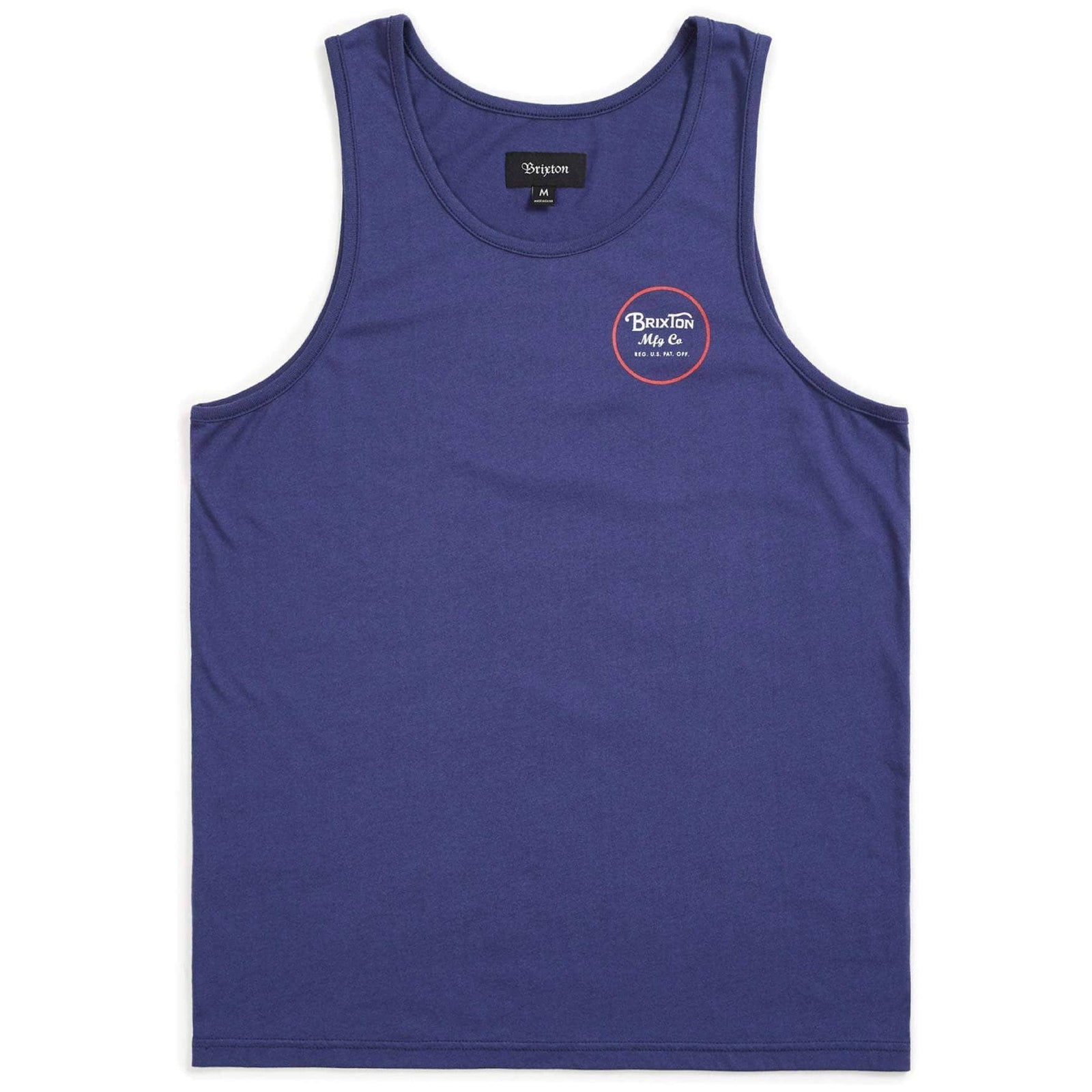 Brixton Wheeler Tank Top Vest - Patriot Blue Mens Surf Brand Vest/Tank Top by Brixton