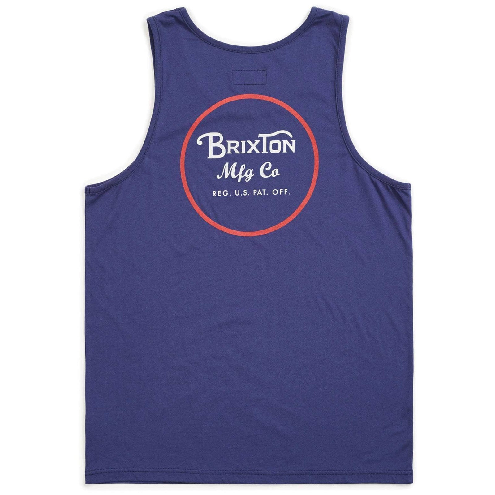 Brixton Wheeler Tank Top Vest - Patriot Blue Mens Surf Brand Vest/Tank Top by Brixton