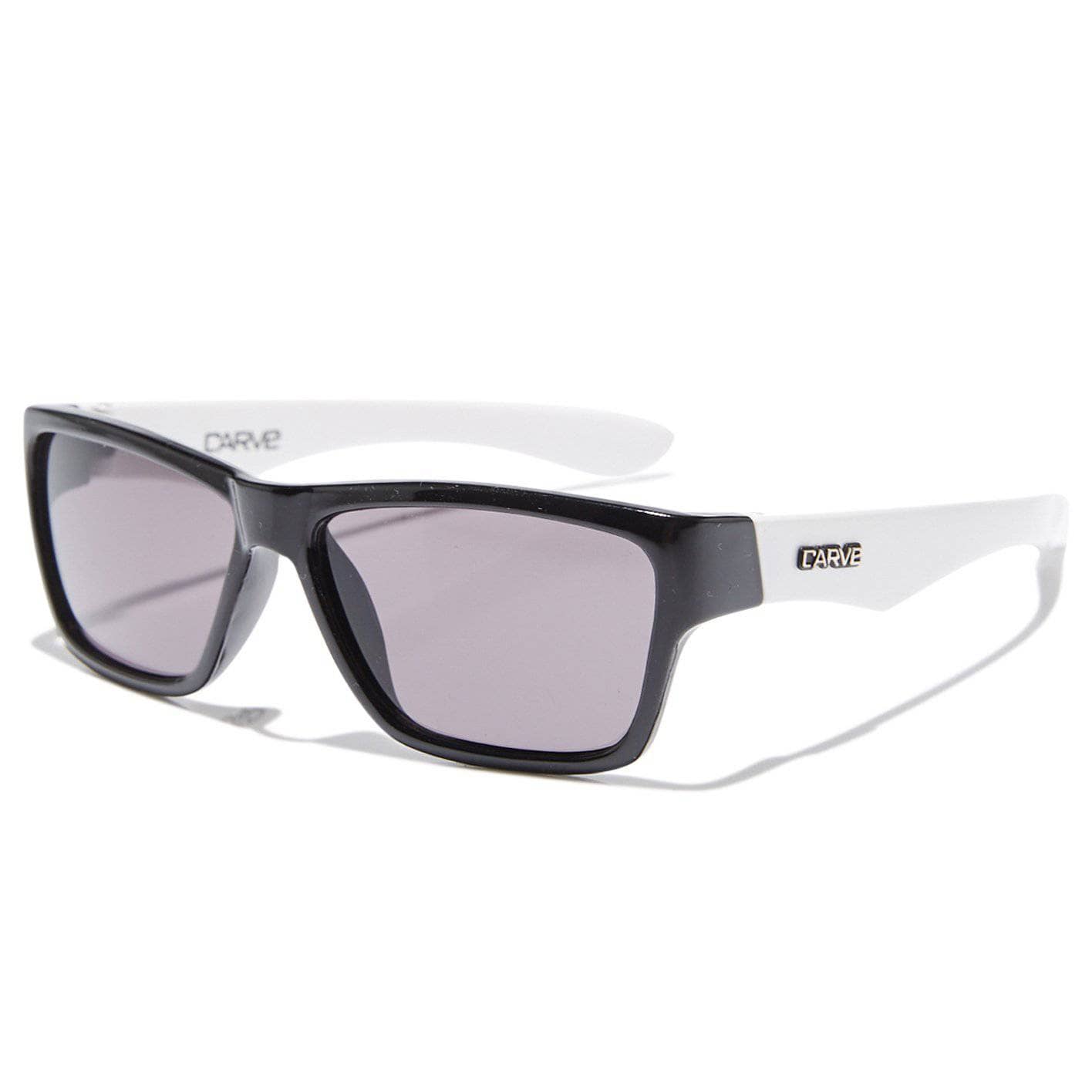 Carve Kids Stinger Sunglasses - Black White Square/Rectangular Sunglasses by Carve N/A