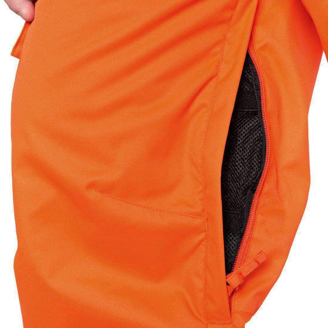 DC Boys Banshee Kids Snow Pants - Red Orange Kids Snowboard/Ski Pants/Trousers by DC