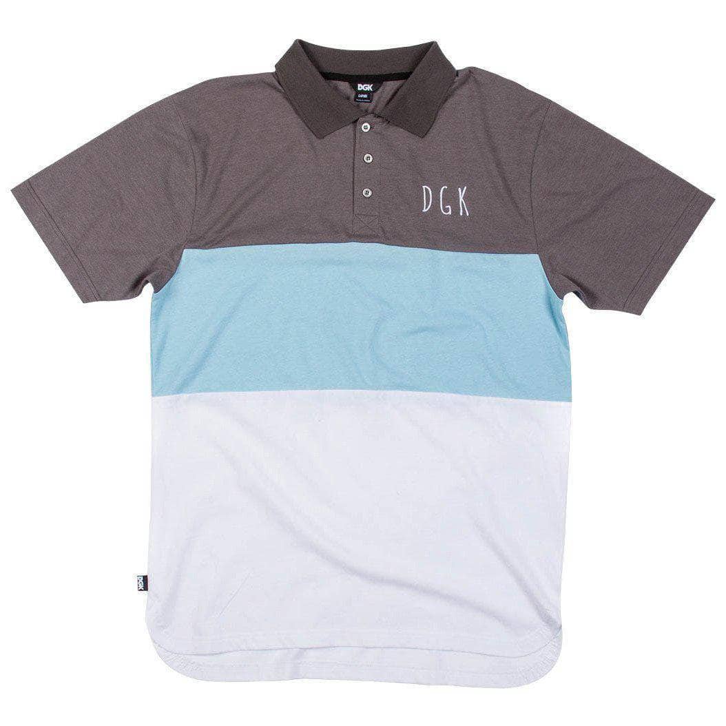 DGK Saturday Polo Shirt in Grey Mens Polo Shirt by DGK
