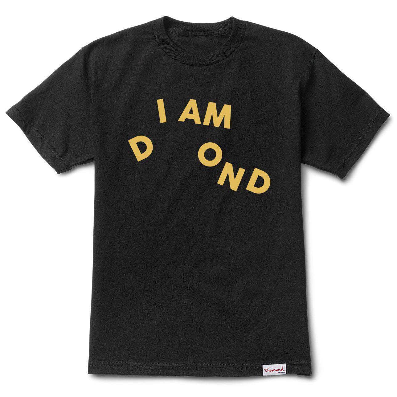 Diamond Supply Co. I Am T-Shirt - Black Mens Skate Brand T-Shirt by Diamond Supply Co.