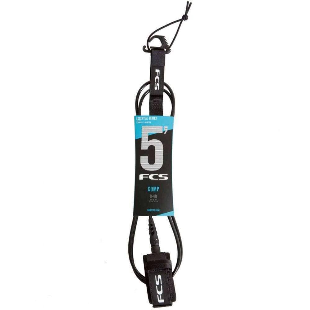 FCS 5ft Comp Essential Series Leash 5ft Surfboard Leash by FCS