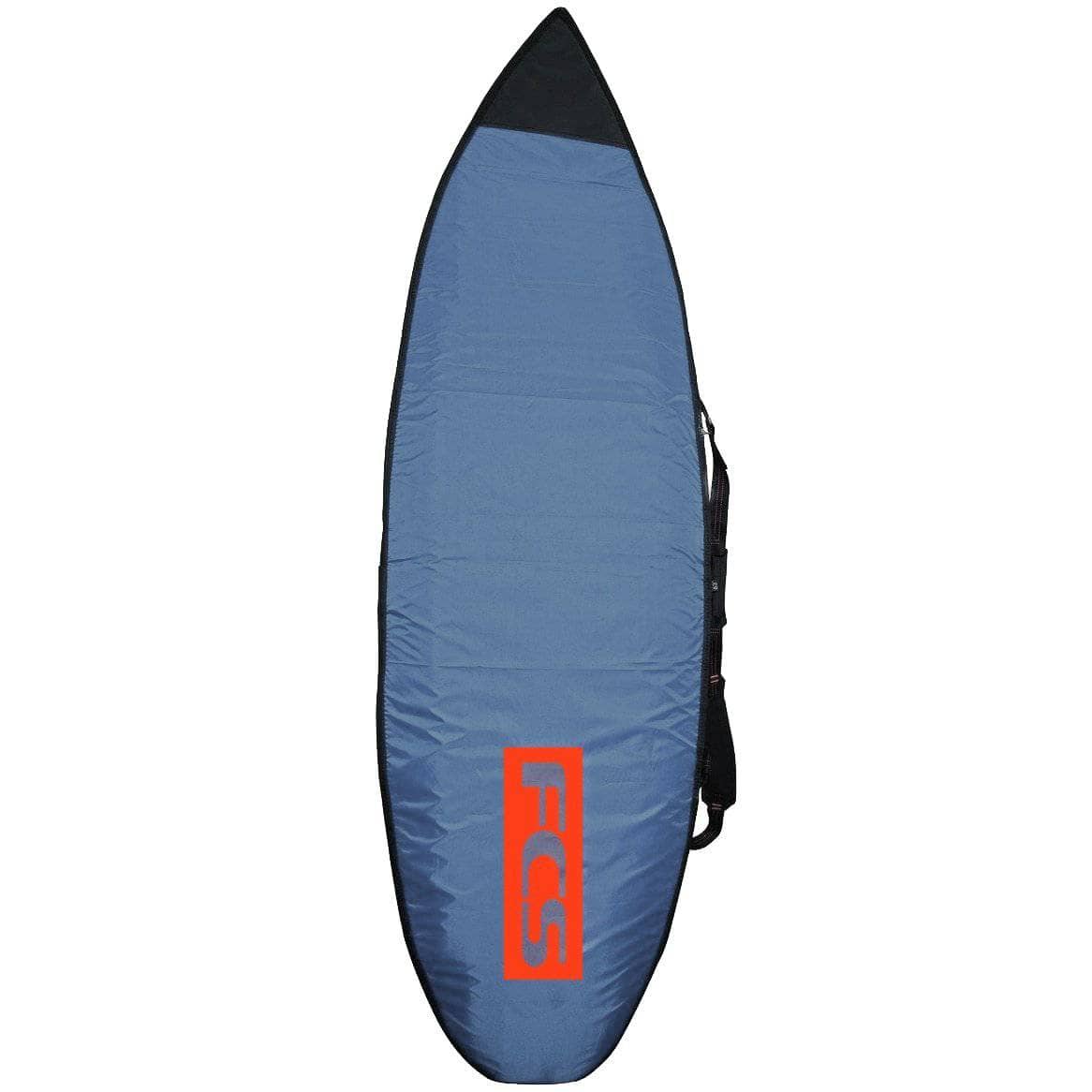 FCS 67 Classic All Purpose Surfboard Cover Bag - Steel Blue/White Surfboard Day Runner Bag/Cover by FCS 6ft 7in