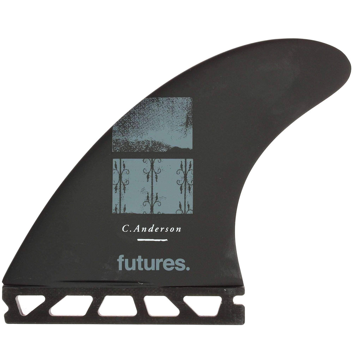Futures Ando Blackstix Surfboard Fins Large Futures Single Tab Fins by Futures Large Fins