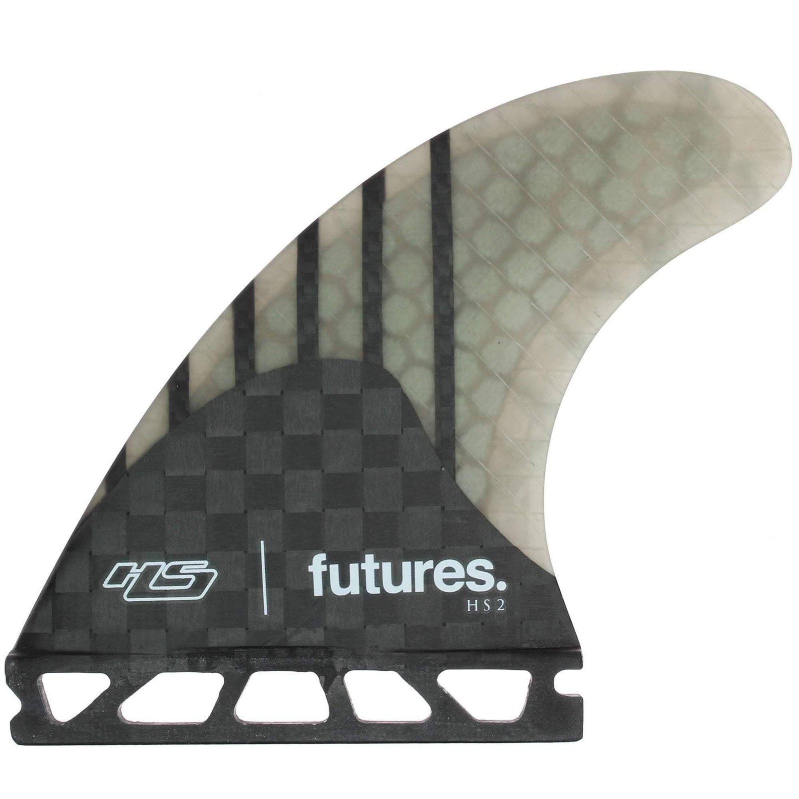 Futures HS2 Generation Series Medium Surfboard Fins Thruster Set Futures Single Tab Fins by Futures Medium Fins