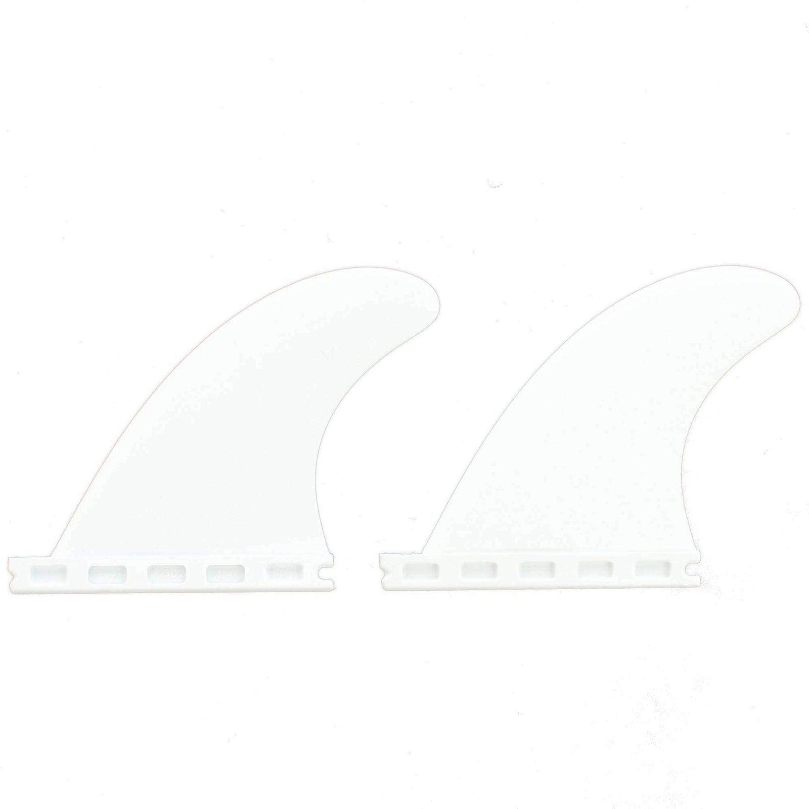 Futures QD2 4.0 Thermotech Quad Rear Surfboard Fins - White Futures Single Tab Fins by Futures Medium Fins