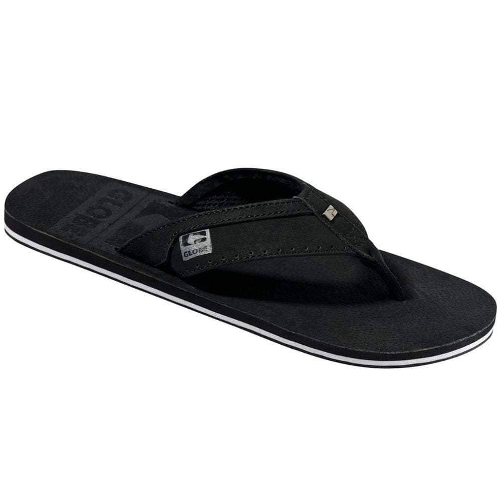Globe Base Sandals in Black Mens Flip Flops by Globe