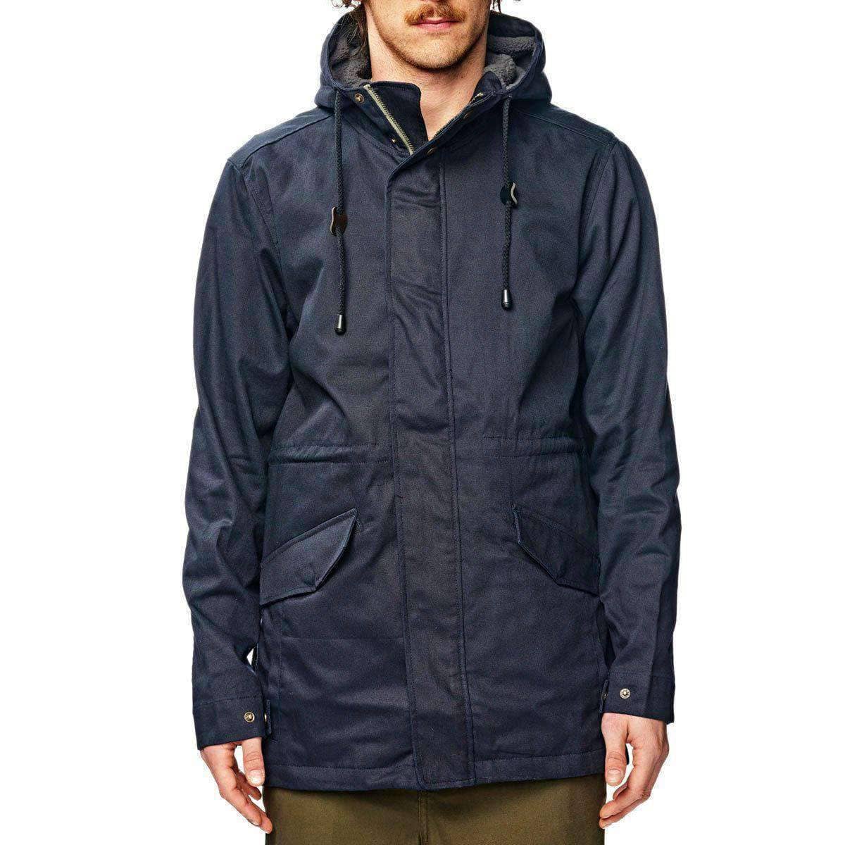 Globe Goodstock Thermal Fishtail Jacket - Steel Mens Insulated Jacket by Globe