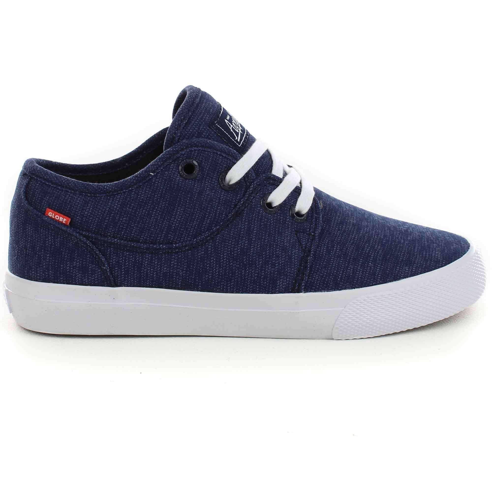 Globe Mahalo Kids Shoes in Moonlight Blue Boys Skate Shoes by Globe
