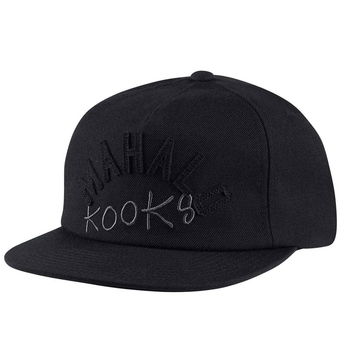 Hurley Mahalo Kooks Hat Black O/S (one size) Strapback Cap by Hurley