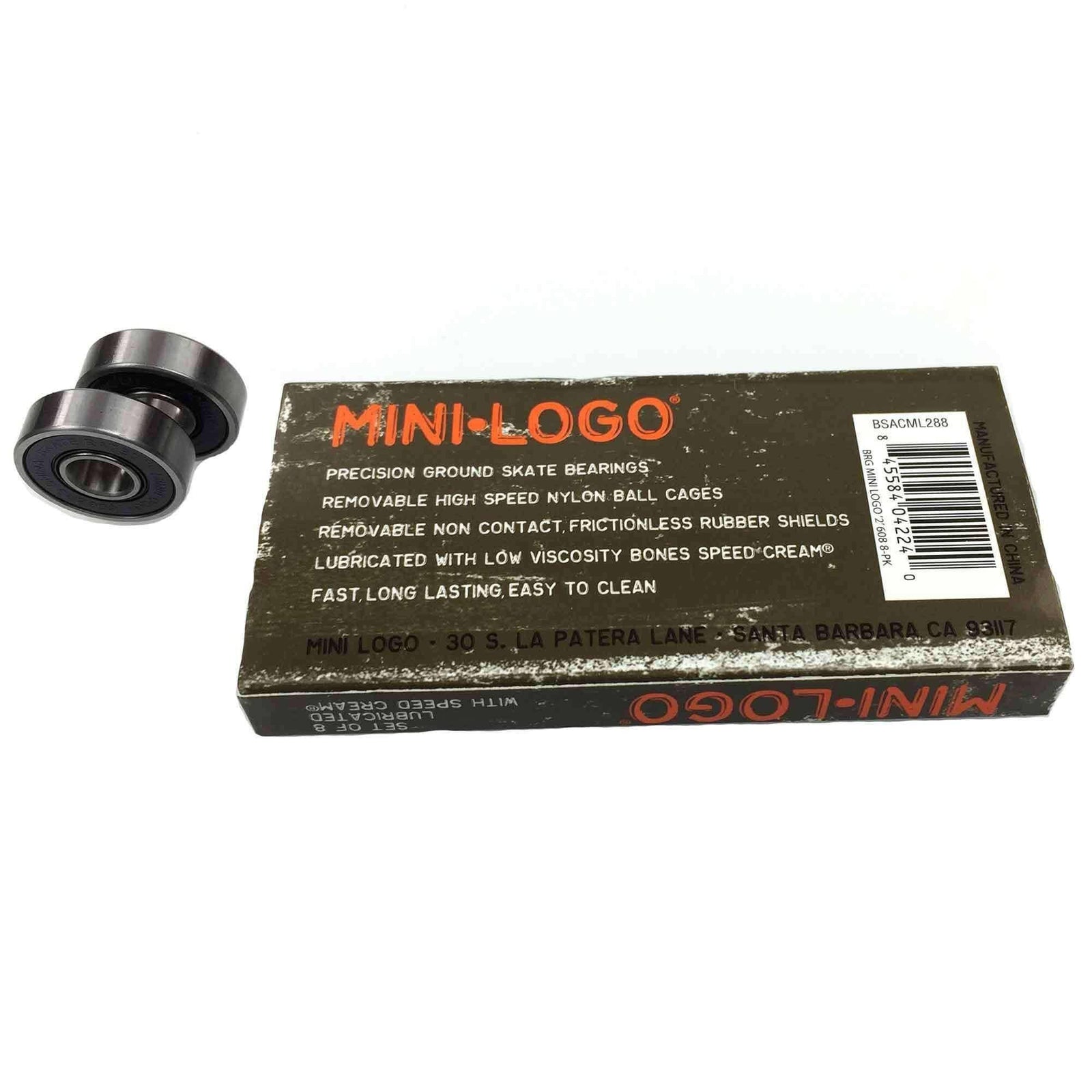 Mini Logo Precision Skateboard Bearings Cheap Skateboard Bearings by Mini Logo
