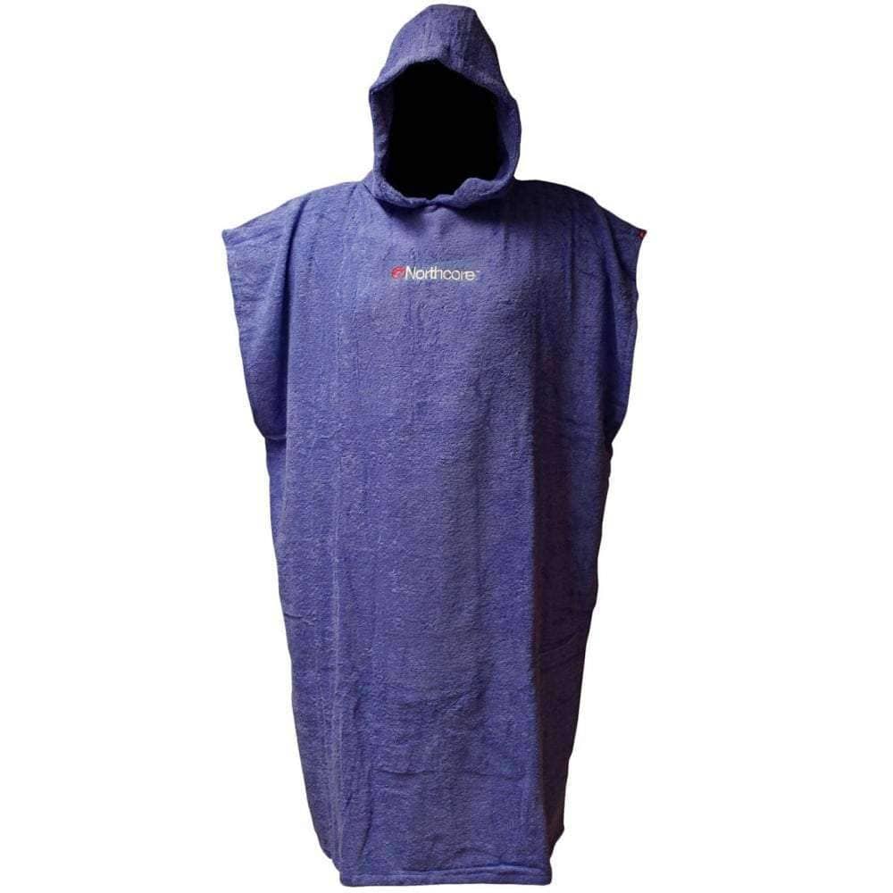 Northcore Beach Basha Childrens Changing Robe Towel Blue Changing Robe Poncho Towel by Northcore O/S (one size)