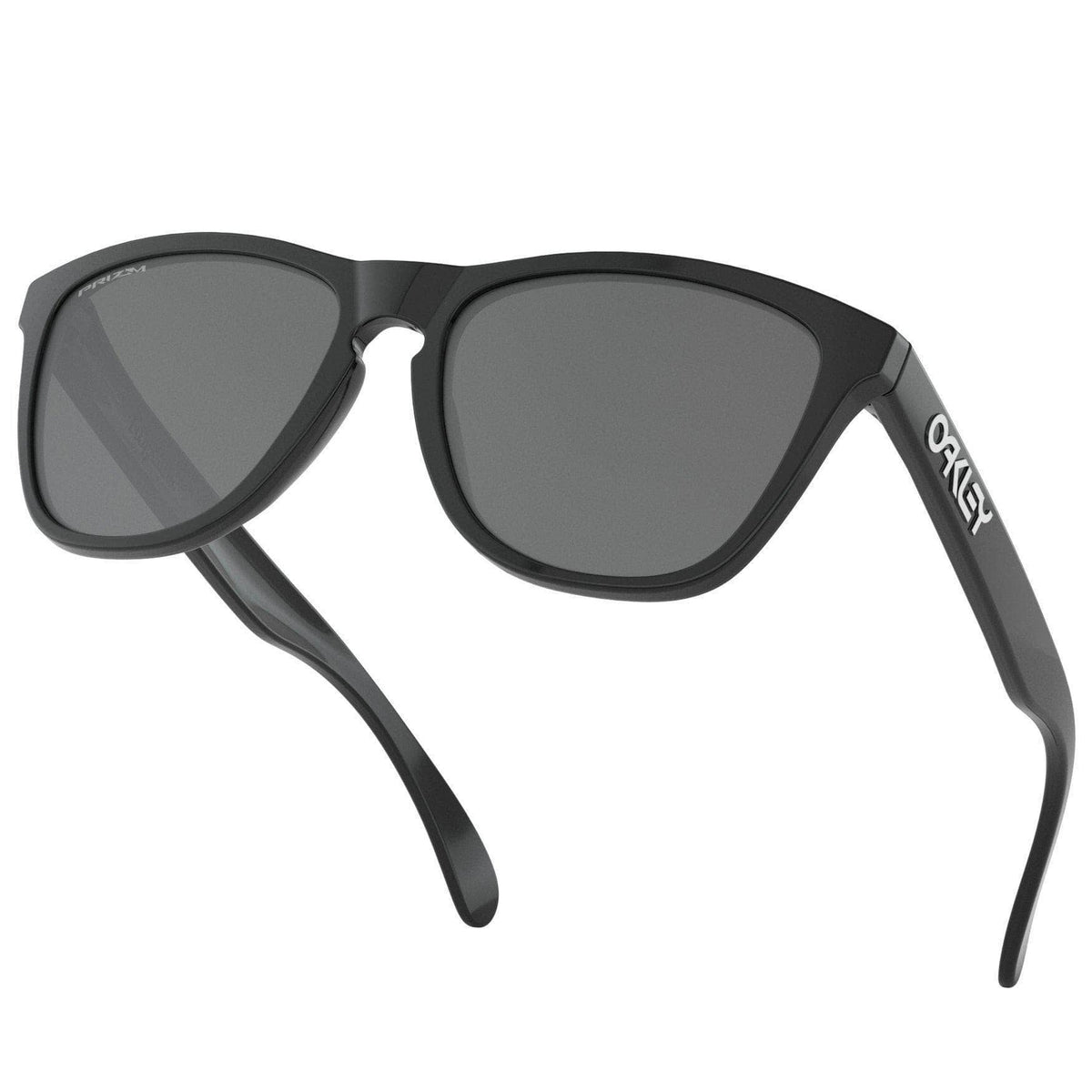 Oakley Frogskins Sunglasses - Polished Black - Prizm Black Iridium Round Sunglasses by Oakley O/S (one size)