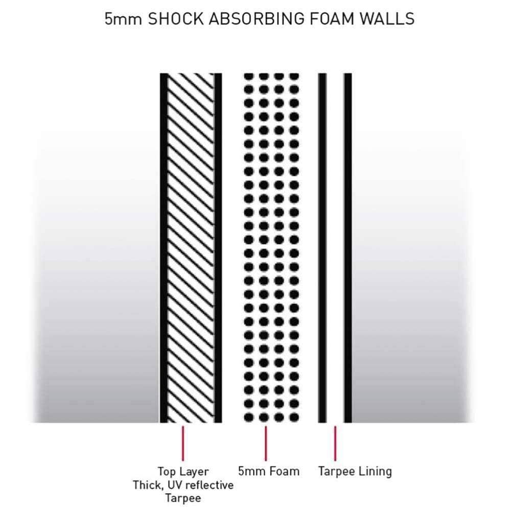 Ocean & Earth Barry Basic 9'2 Longboard Cover Bag Surfboard Day Runner Bag/Cover by Ocean and Earth 9ft 2in