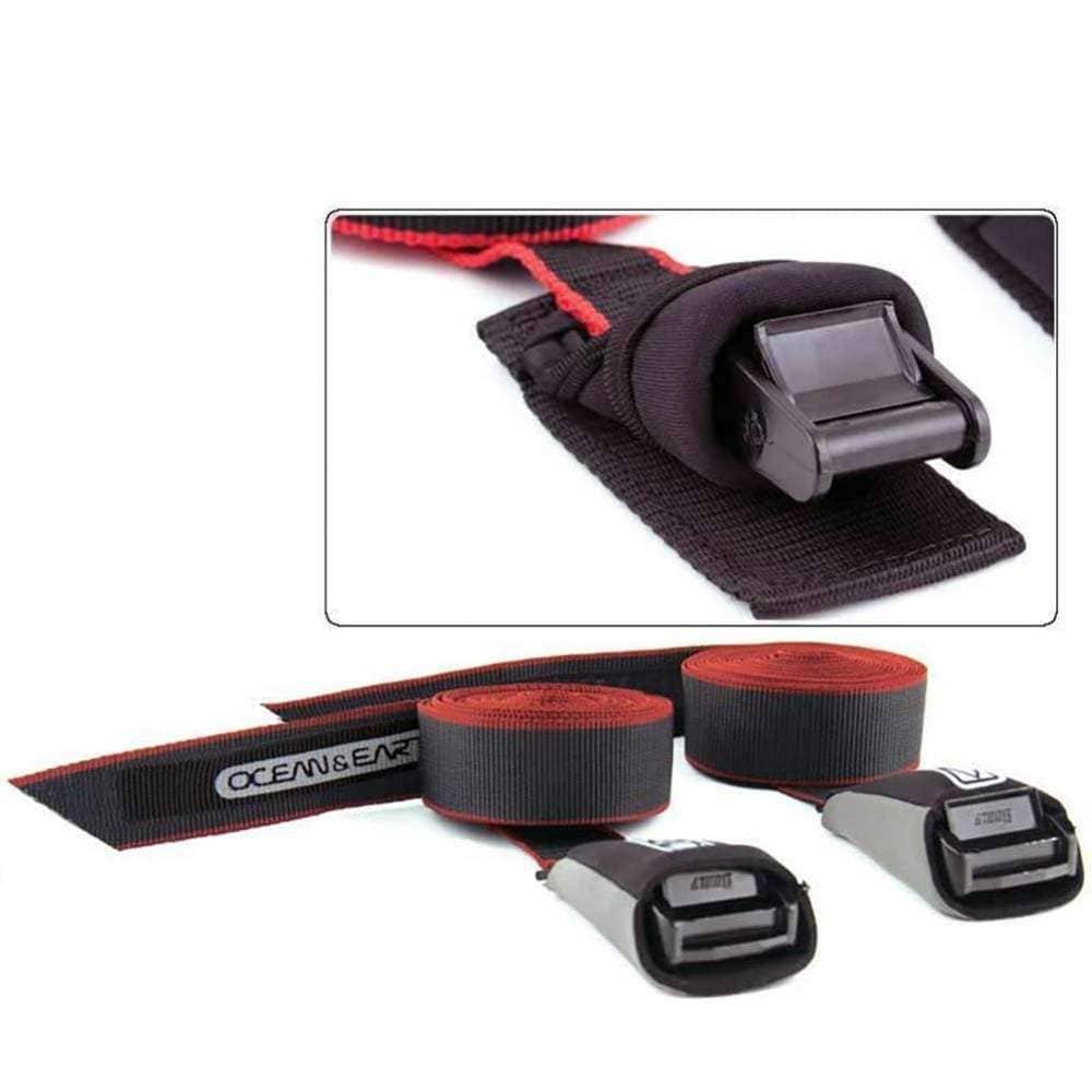 Ocean & Earth SUP/Longboard Tie Down Straps 14ft Car Tie Down Straps by Ocean and Earth 14ft