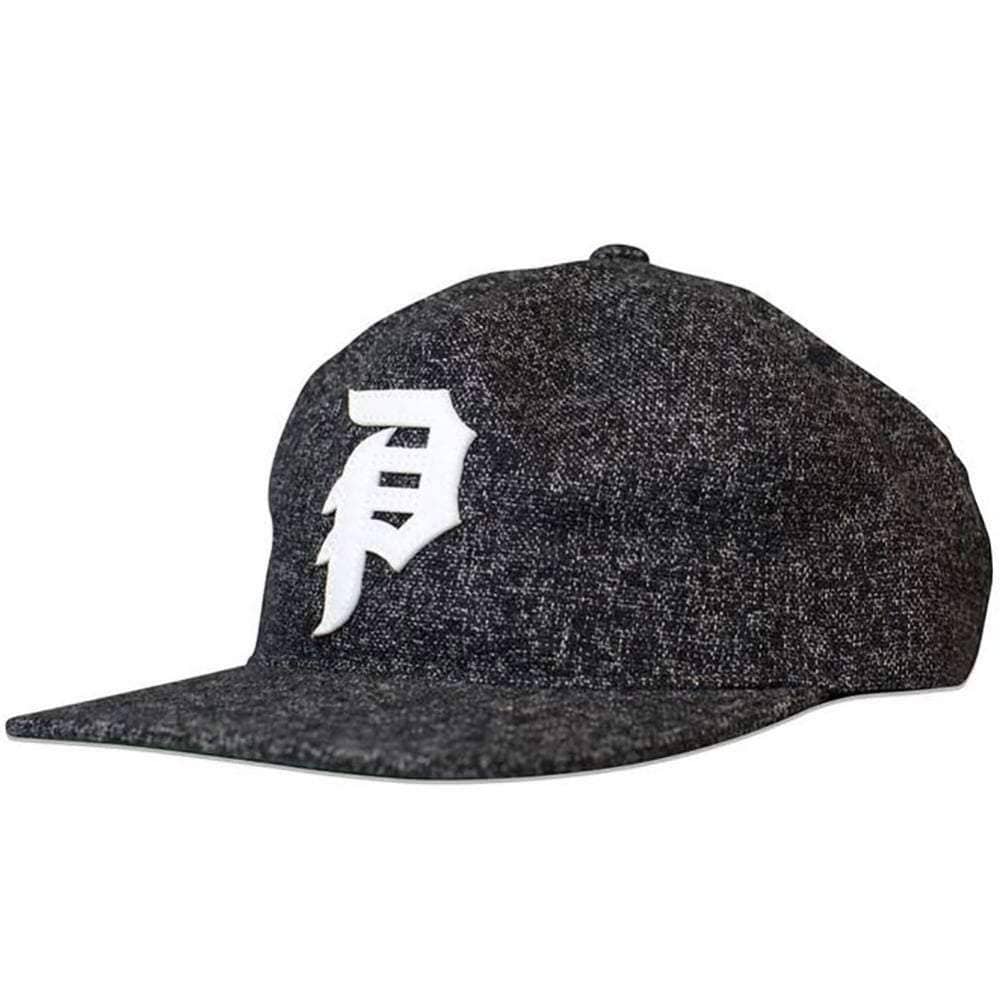 Primitive Dirty P Strapback Cap in Black Baseball Cap by Primitive
