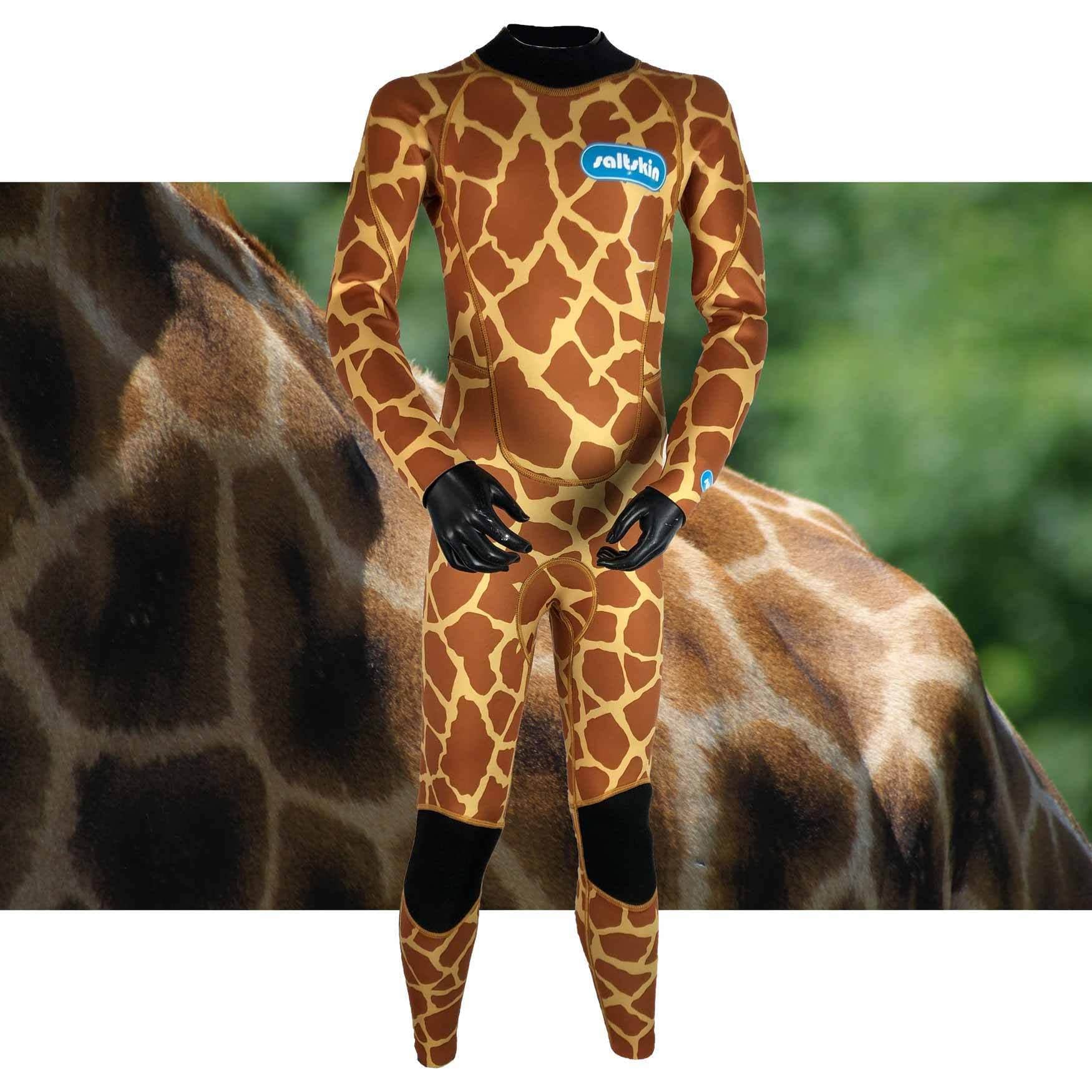 Saltskin Kids Giraffe 3mm Full Wetsuit - Giraffe Kids Full Length Wetsuit by Saltskin