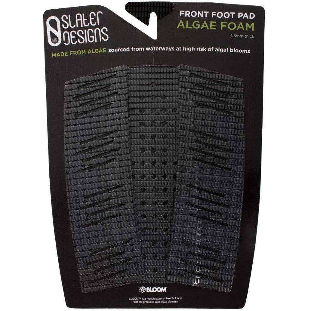Slater Designs Front Foot Algae Foam Traction pad Black/Grey O/S (one size) Full Traction/Front Foot Surfboard Pad by Slater Designs