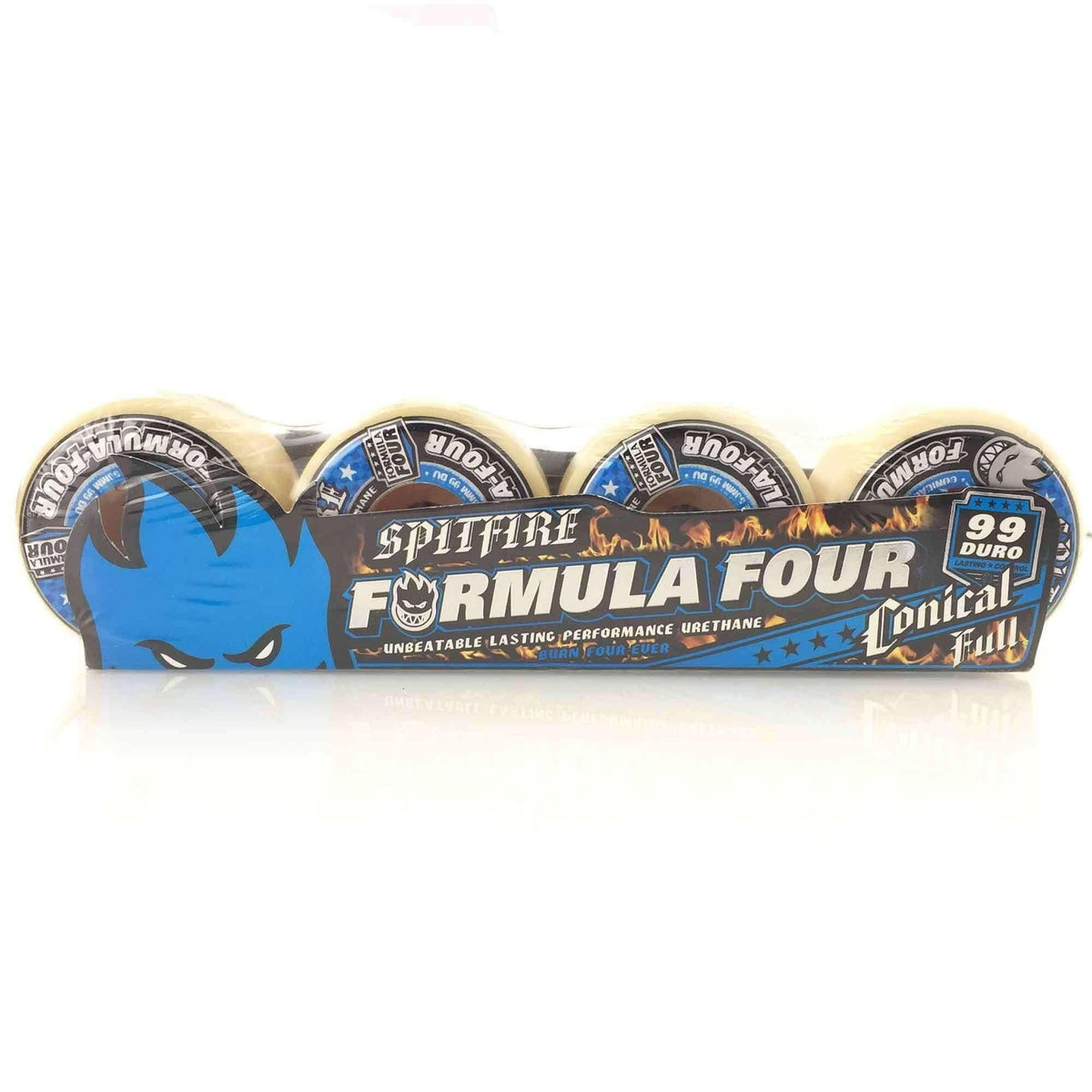 Spitfire Formula Four Conical Full 99 Duro Wheels 53mm Skateboard Wheels by Spitfire 53mm