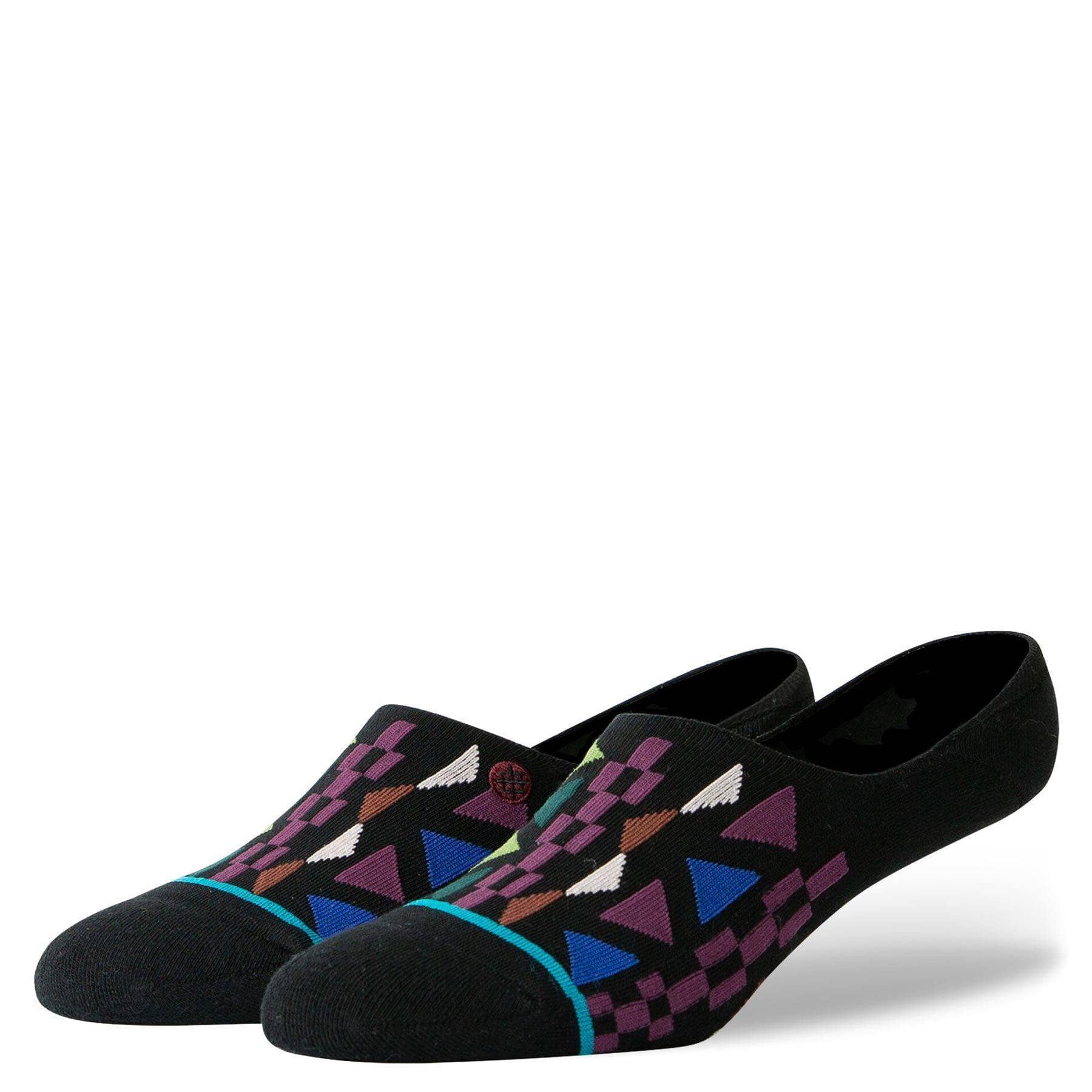 Stance Aztec Low Super Invisible Socks - Black Mens Invisible/No Show Socks by Stance