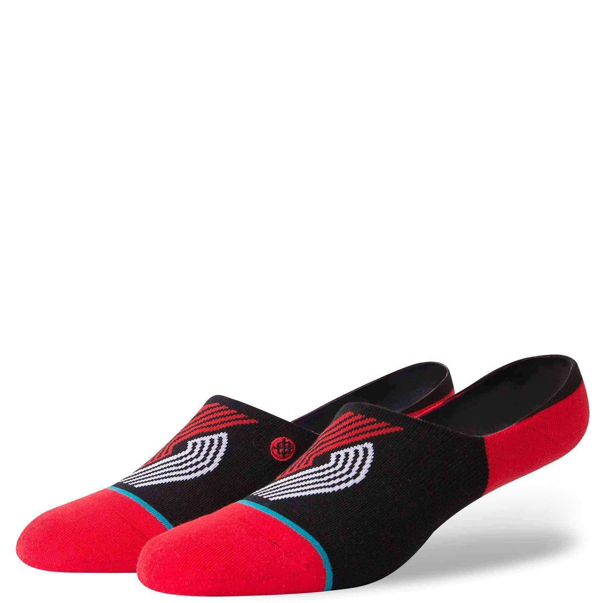 Stance NBA Arena Blazers Invisible Low Socks in Black Mens Low/Ankle Socks by Stance