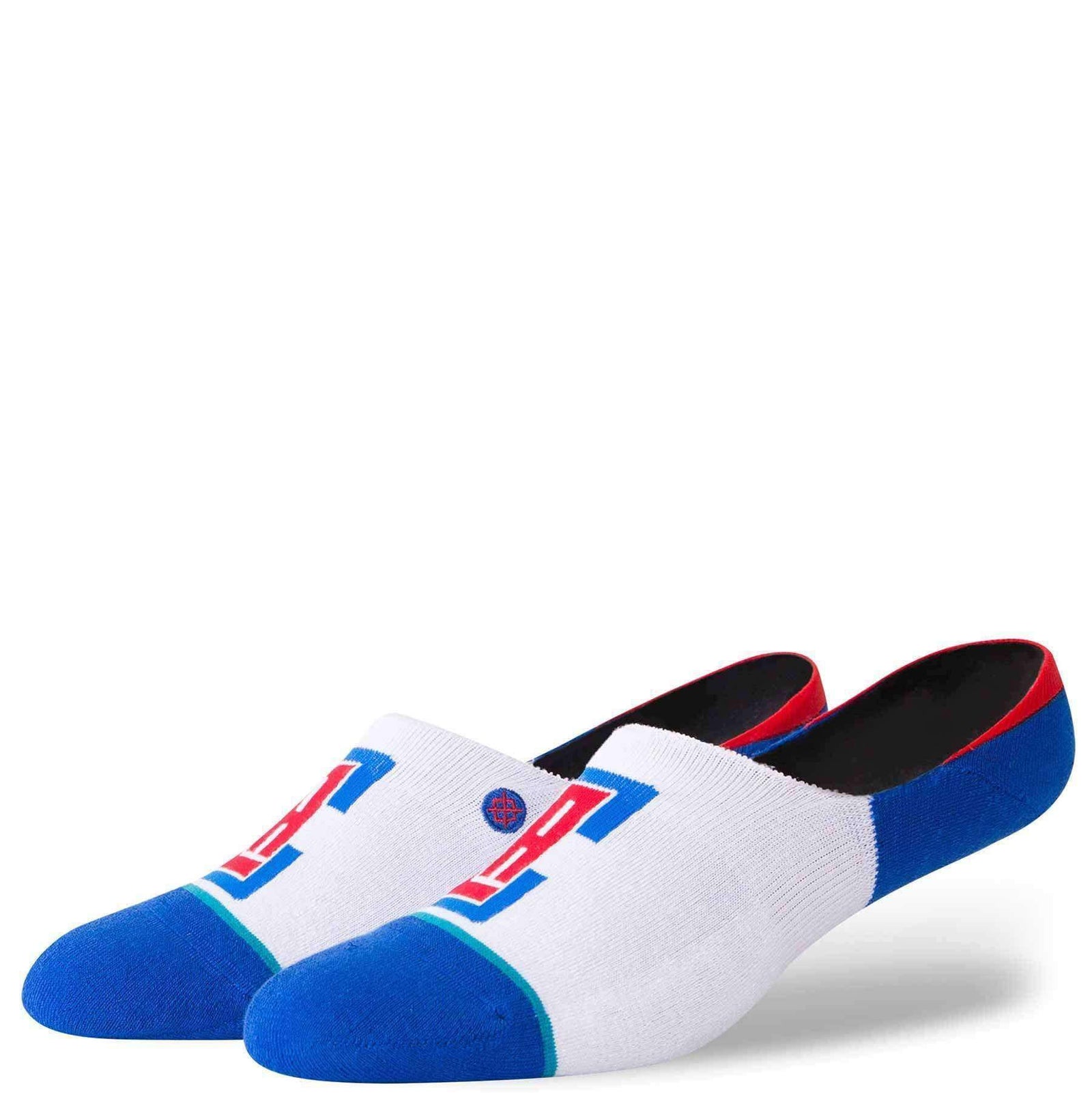 Stance NBA Arena Clipper Invisible Low Socks in White Mens Low/Ankle Socks by Stance