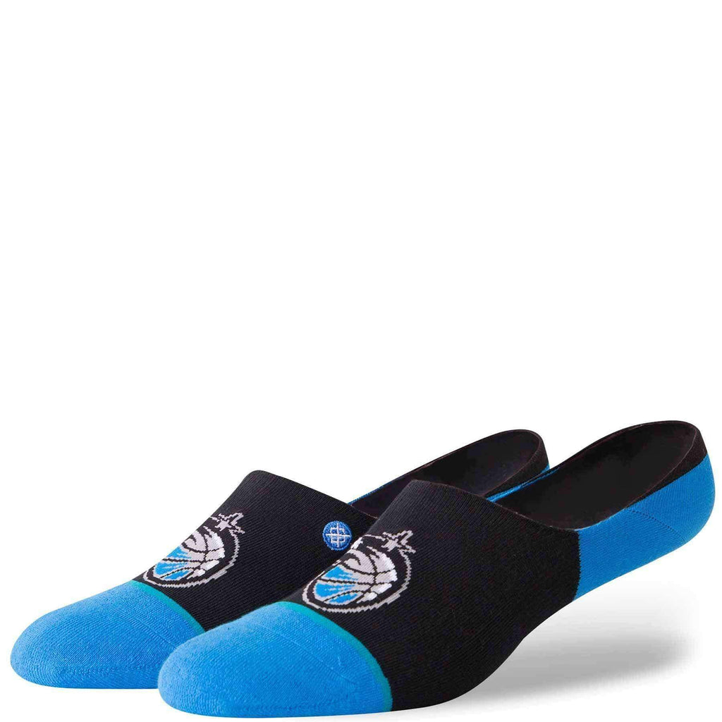 NBA Arena Magic Super invisible No Show Ankle Socks Black Blue